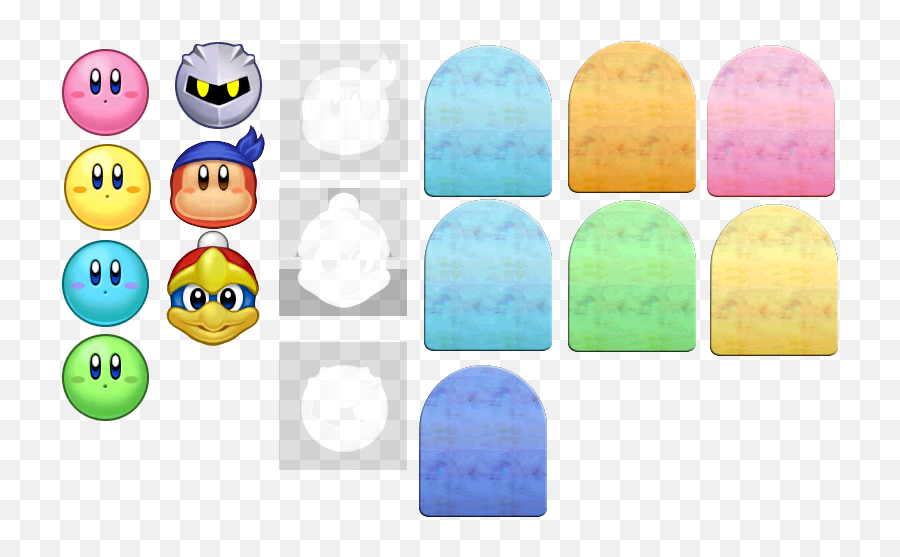 Wii - Adventure Wii Charakter Emoji,Kirby Emoticon