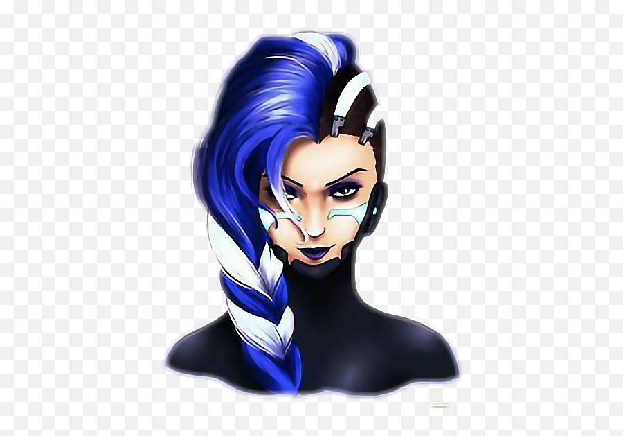 Overwatch Sombra Widowmaker Sticker - Fictional Character Emoji,Overwatch Sombra Emojis