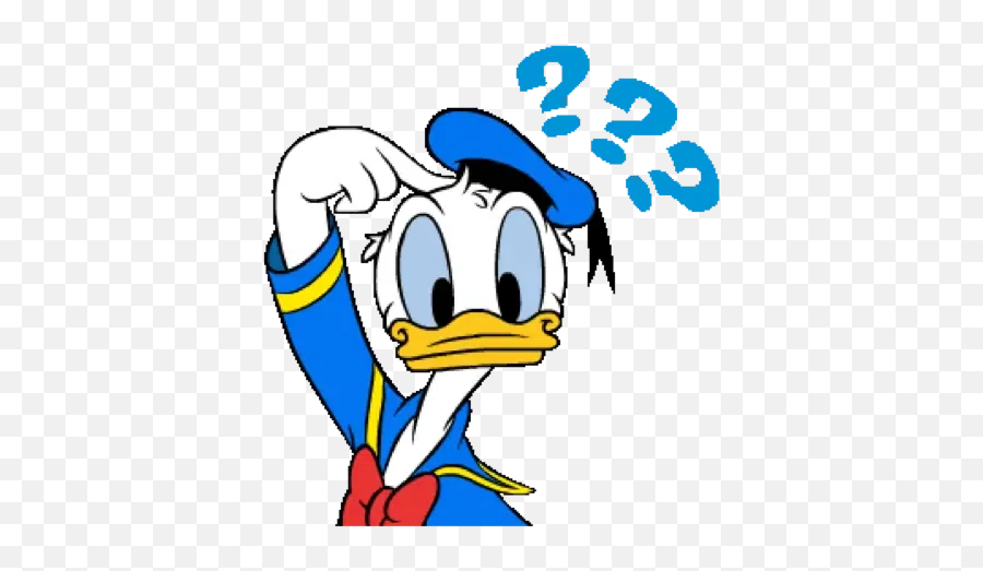 Donald Duck Whatsapp Stickers - Donald Duck Whatsapp Sticker Emoji,Angry Donald Duck Emoji