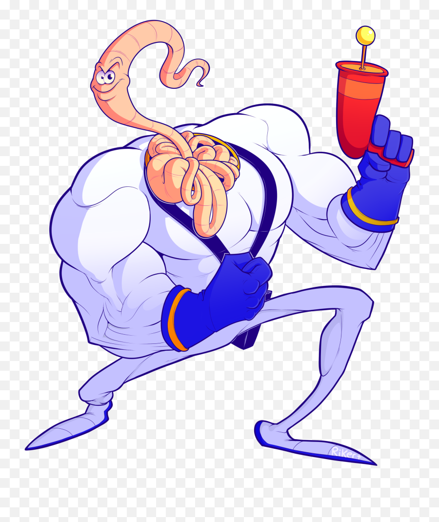 Earthworm Jim - Earthworm Jim Groovey Transparent Emoji,Jimface Emotion