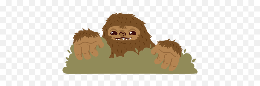 Yeti Grimacing Emoji Transparent Png U0026 Svg Vector - Transparent Cartoon Bigfoot,Mermaid Swimming Animated Emoticon