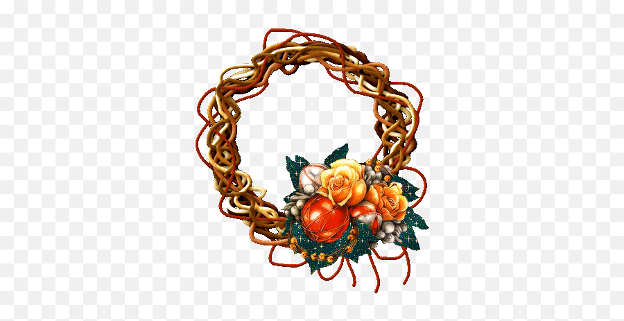 Christmas Wreaths Graphics And Animated Gifs Picgifscom - Garden Roses Emoji,Animated Christmas Emojis