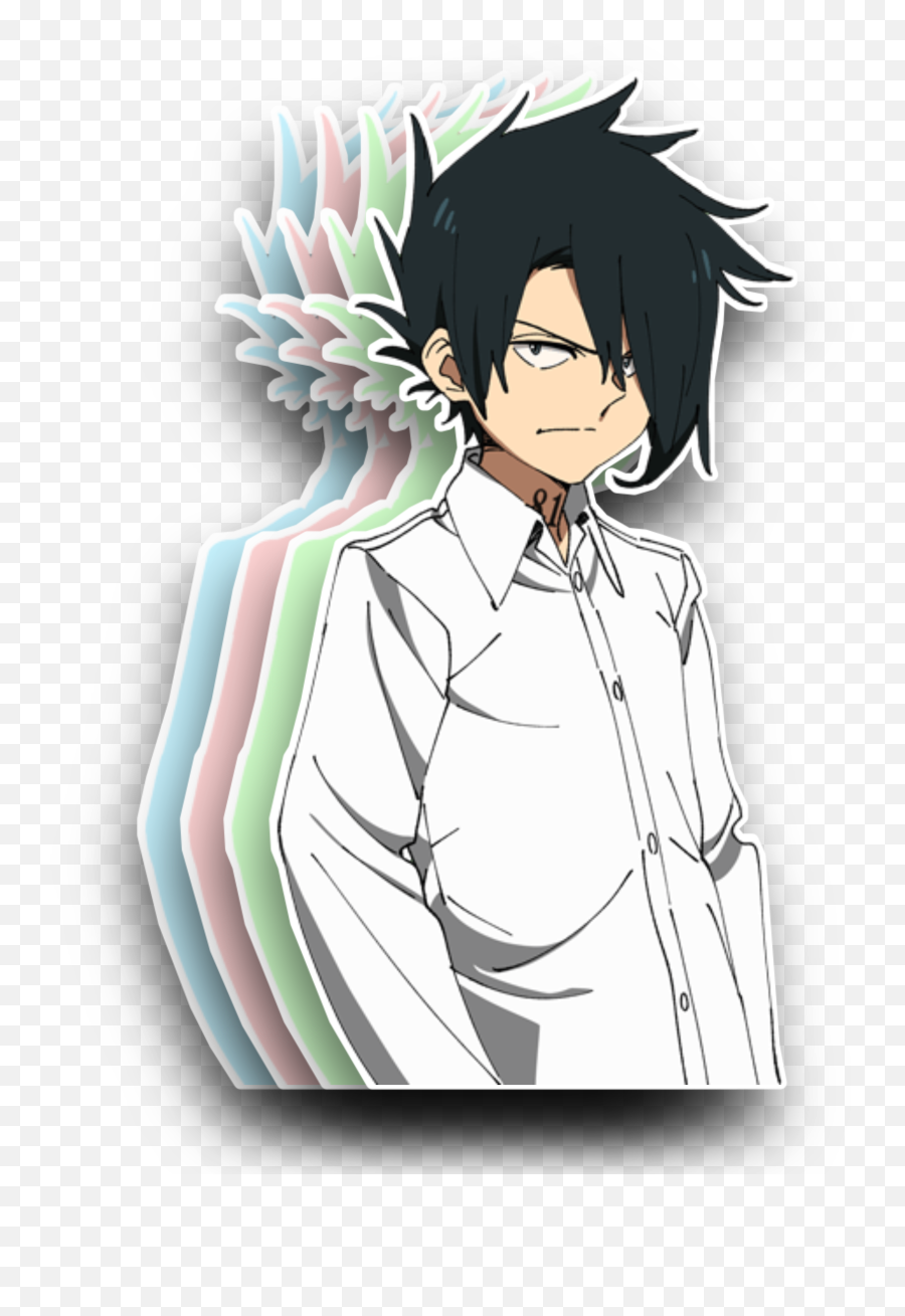 Edited - Ray Hair Promised Neverland Emoji,Izaya Emoticon