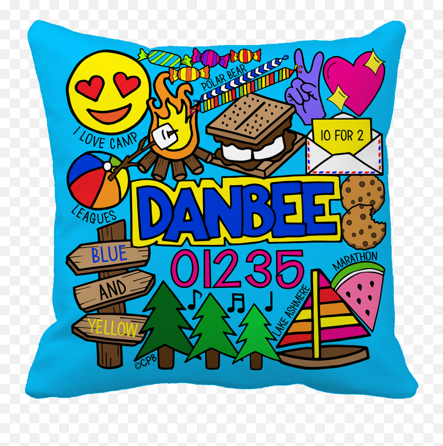 Camp Collage Pillows - Happy Emoji,Where Can I Buy Emoji Pillows