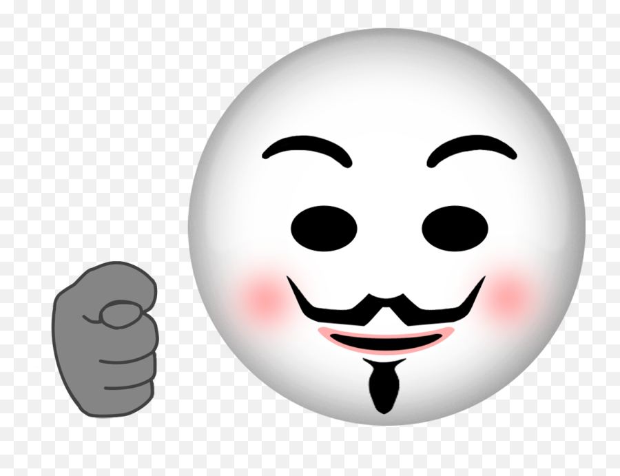 Pin - Anonymous Emoji,V Emoji