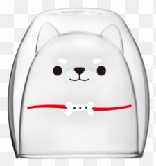 Turn Your Drink Into A Super Cute Shiba Inu Beverage With Emoji,Emoticon Drinkinig Glasses