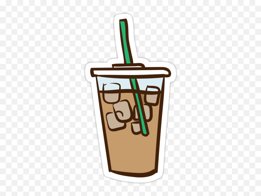 Ice Coffee Drawing 35 Images Iced Coffee Clipart Free Emoji,Cute Starbucks Coffee Emojis