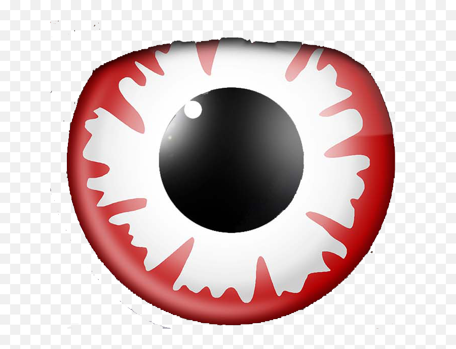 Download Hd Demon White - Contact Lens Transparent Png Image Emoji,Scary Eyeballs Emojis