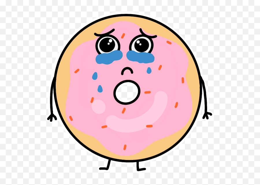 Cute Donuts Stickers By Igor Rusinov Emoji,Donus Emoji