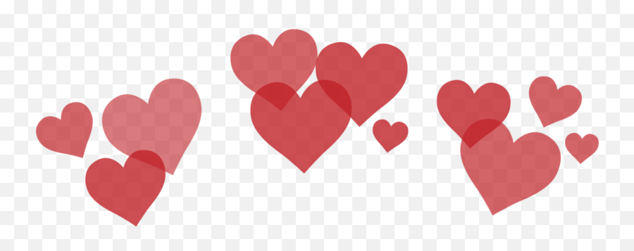 Snapchat Heart Png - Red Heart Snapchat Filter Transparent Photobooth Red Hearts Png Emoji,Fruit Emojis On Snapchat