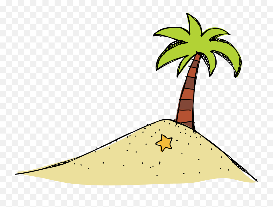Island Clipart - Png Download Full Size Clipart 4292 Island Clipart Emoji,Palm Tree Drink Emoji