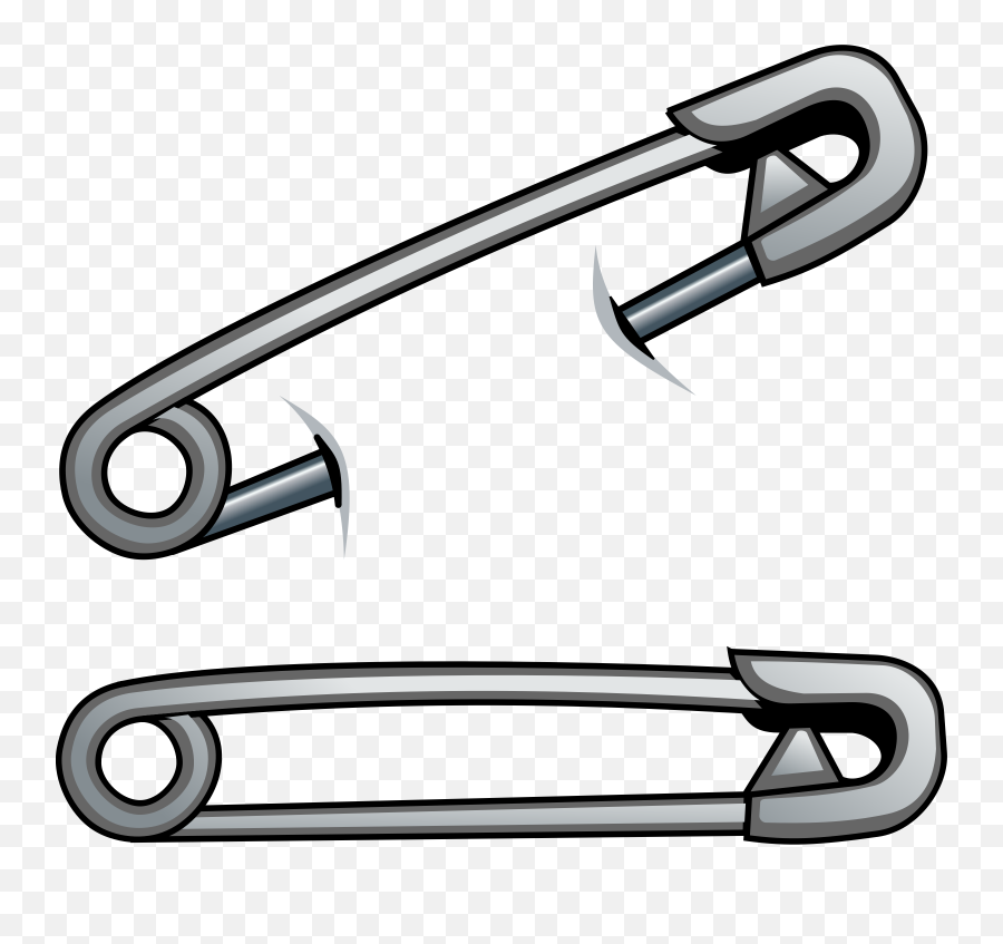 Safety Pins - Safety Pin Clipart Emoji,Push Pin And Needle Emoji