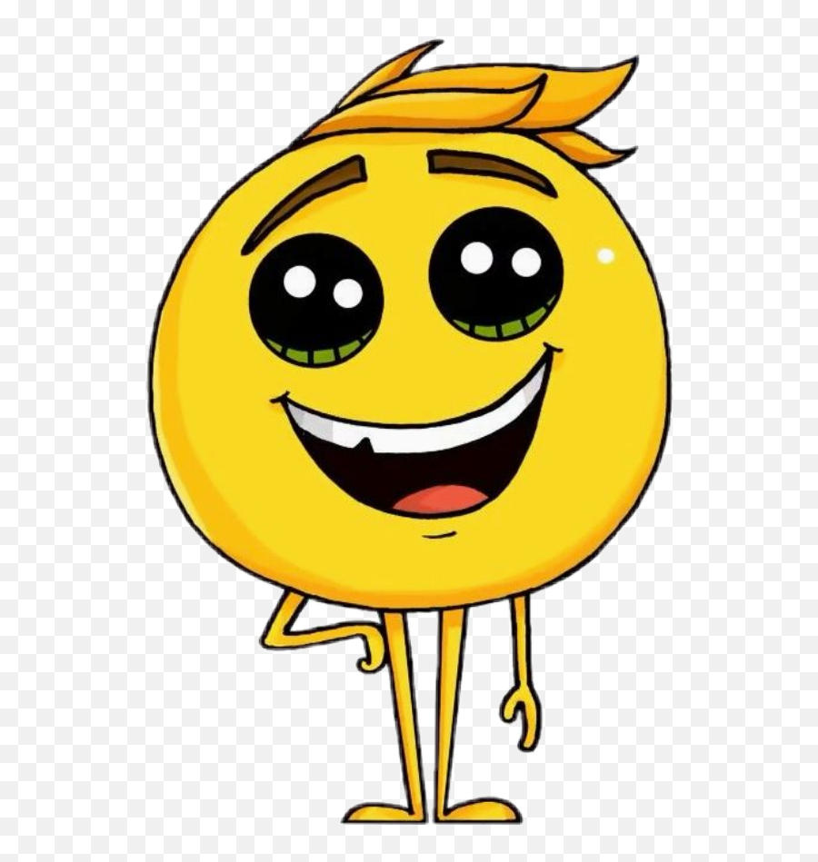 Emoji Emotions Yellow Emojimovie Sticker By Mariaandraa - Happy,Smiley Emoji Movie