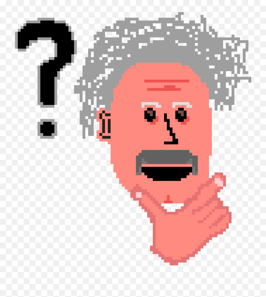 Pixilart - Einstein Thinking Emoji By Anonymous Hair Design,Emoji With Afro
