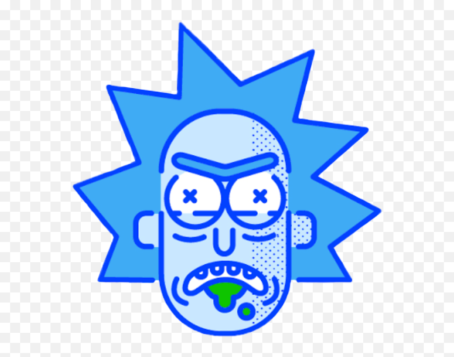 Rick Rickandmorty Rick Morty Sticker By Naz Ilgaz - Dot Emoji,Morty Emoji