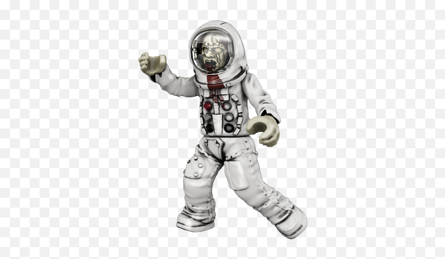 Ftestickers Zombie Astronaut Space Man - Astronaut Zombie Png Emoji,Space Man Emoji