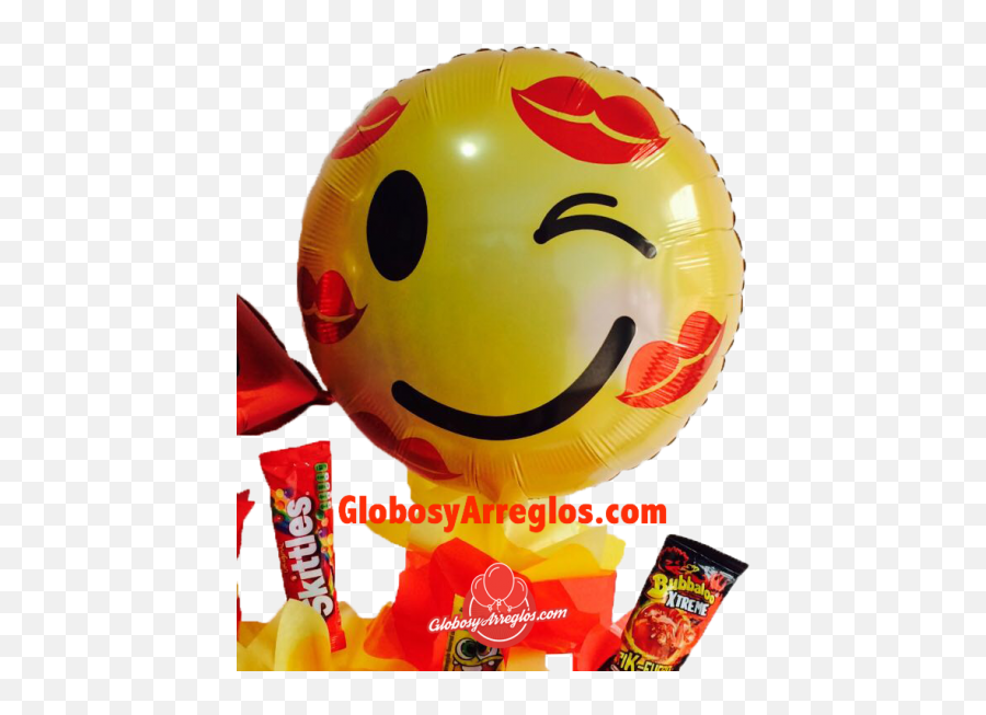 Regalo Globos Emoticon Besos - Happy Emoji,Emoticon Changuito