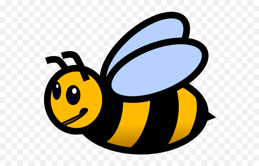 Bumble Bee Black And White Bee Clip Art - Clipart Animals Bee Emoji,Honey Bee Emoji
