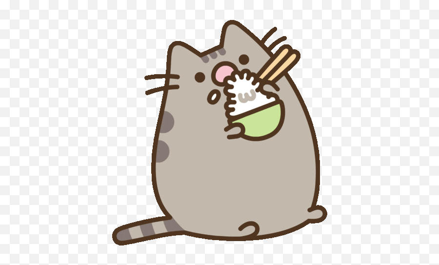 Hungry Cat Sticker By Pusheen For Ios U0026 Android Giphy - Pusheen Gif Emoji,Hungry Emoji Gif