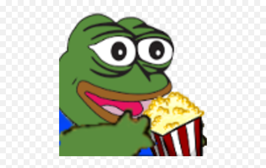 Pepe Popcorn Emoji,Popcorn Eating Emoji