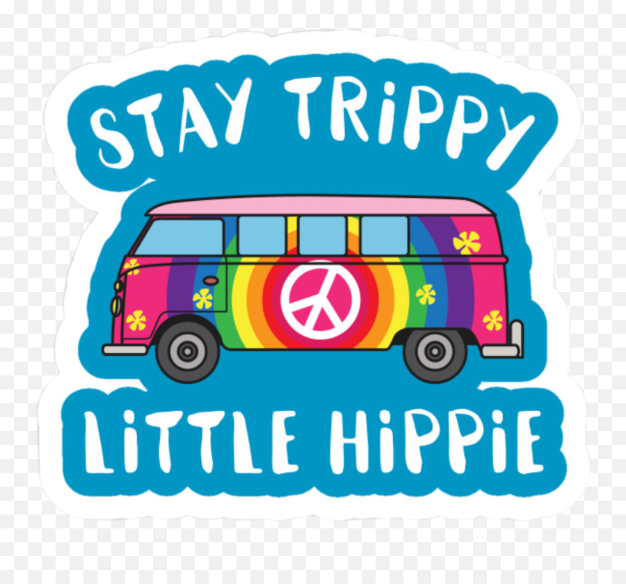 Hippie Challengesticker Sticker By Asbk04a - Yellow Claw Emoji,Vw Hippie Emoji