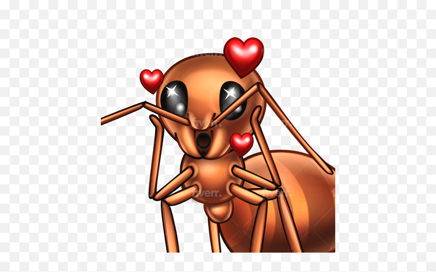 Draw Custom Vector Twitch Discord - Fire Ant Emoji,Can Twitch Emoticons Be Vector Images