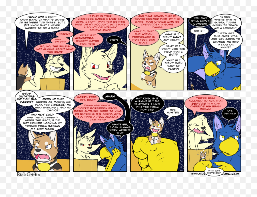 20161024 - Pyrrhic Victory Page 2 Housepets Housepets Great Kitsune Emoji,Dog Speaking Emoji Comic