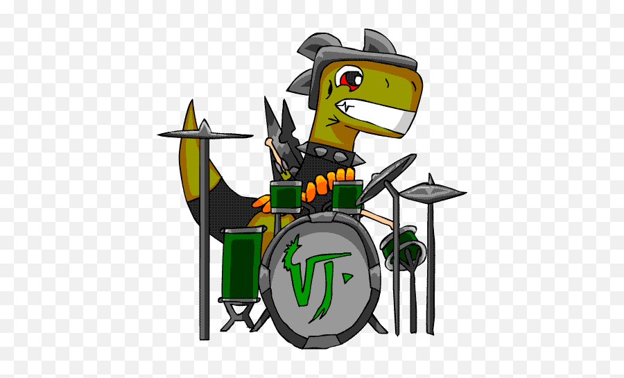 Top Drummer Stickers For Android U0026 Ios Gfycat - Fictional Character Emoji,Drum Emoji