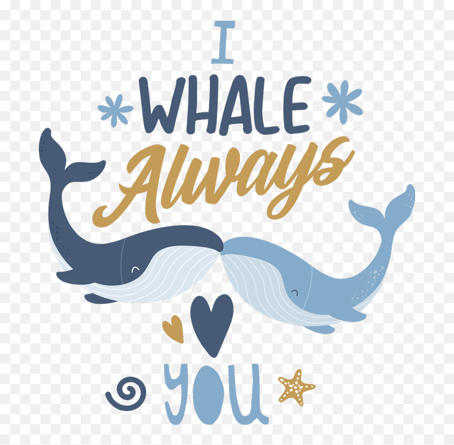 I Whale Always Love You Illustration - Whale Always Love You Emoji,Whale Emoji Pillow