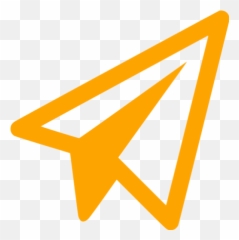 Orange Paper Plane Icon - Orange Paper Plane Icon Emoji,What Is The Pic Of An Airplane And Pencil With Note Paper For Emoji
