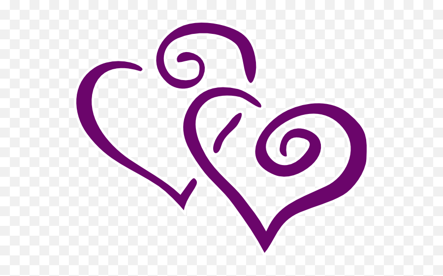Purple Love Heart Emoji - Shefalitayal Wedding Clipart Purple,All Purple Heart Emoji