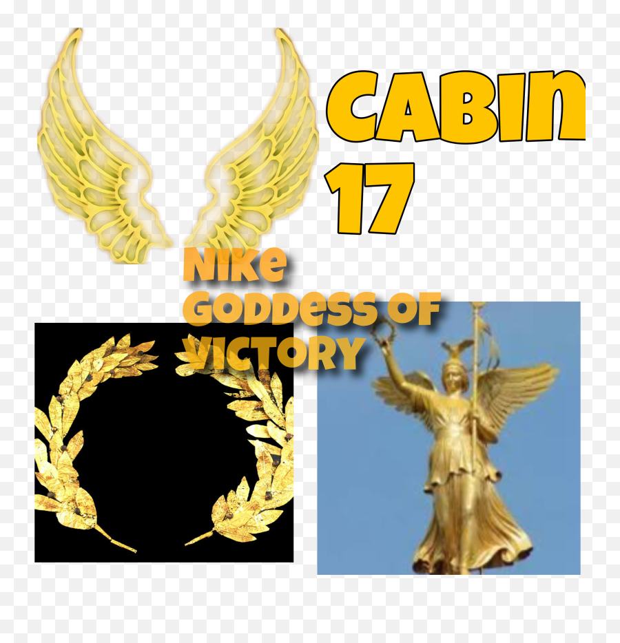 Greekgoddess Percyjackson Nike Sticker By Elliepatton - Berlin Victory Column Emoji,Nike Symbol Emoji