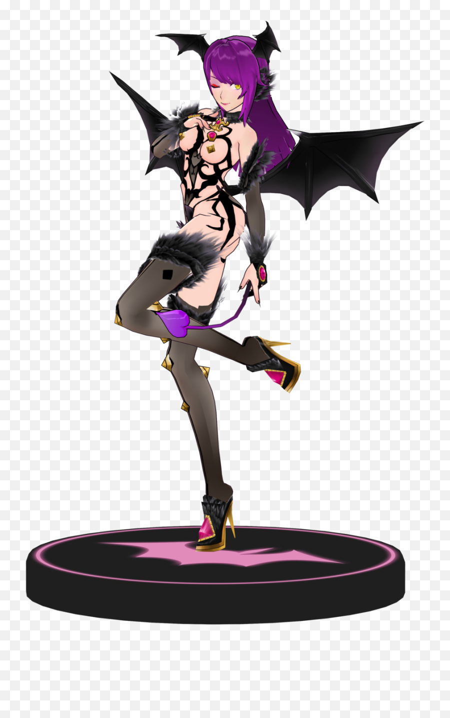 Succubus No Dl - Succubus Mmd Model Dl 1024x1365 Png Succube Yandere Simulator Emoji,Mmd Emotion Mask