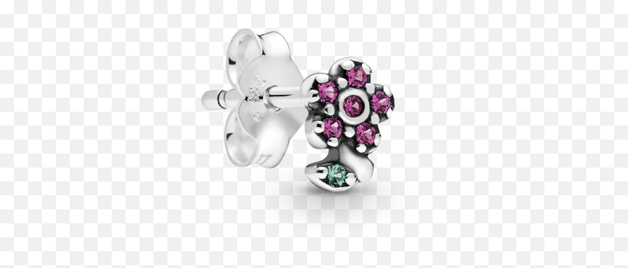My Pretty Flower Single Stud Earring Emoji,Emoji Bracelet Pandora Store