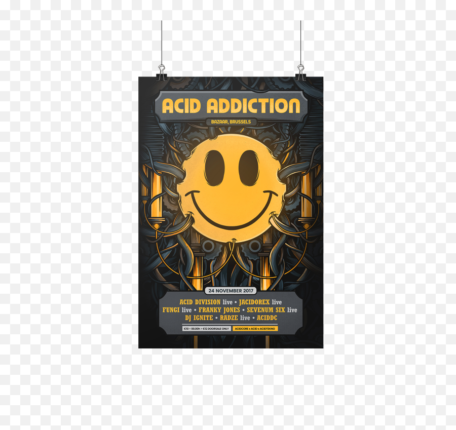 Acid Addiction Brussels - Happy Emoji,Acid Emoji