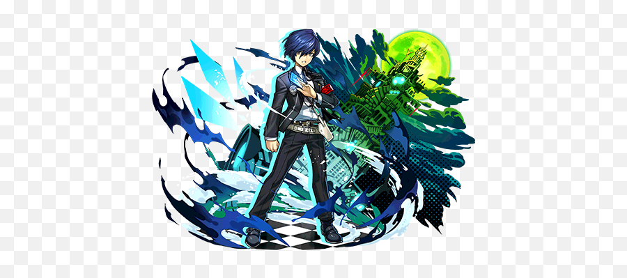 Puzzle And Dragons Persona Collab Art - Puzzles And Dragons Persona Collab Emoji,Evoker Persona Emoticon