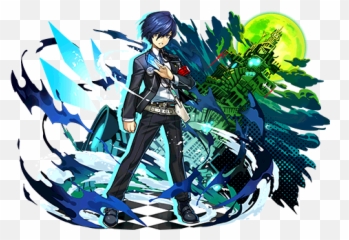 Puzzle And Dragons Persona Collab Art - Puzzles And Dragons Persona Collab Emoji,Evoker Persona Emoticon