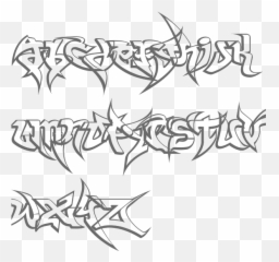 Graffiti Lettering Alphabet - Graffiti Wildstyle Fonts Online Emoji,Graffitti Emojis