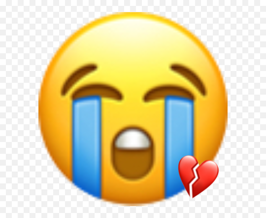 Svg Free Stock Heart Crying Sticker - Iphone Crying Emoji Transparent,Emoticon Sad Crying Tears