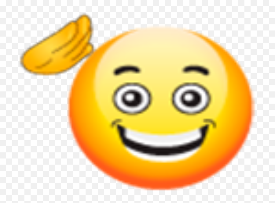 Salute Very Happy Emoji - Happy,Black Salute Emoji