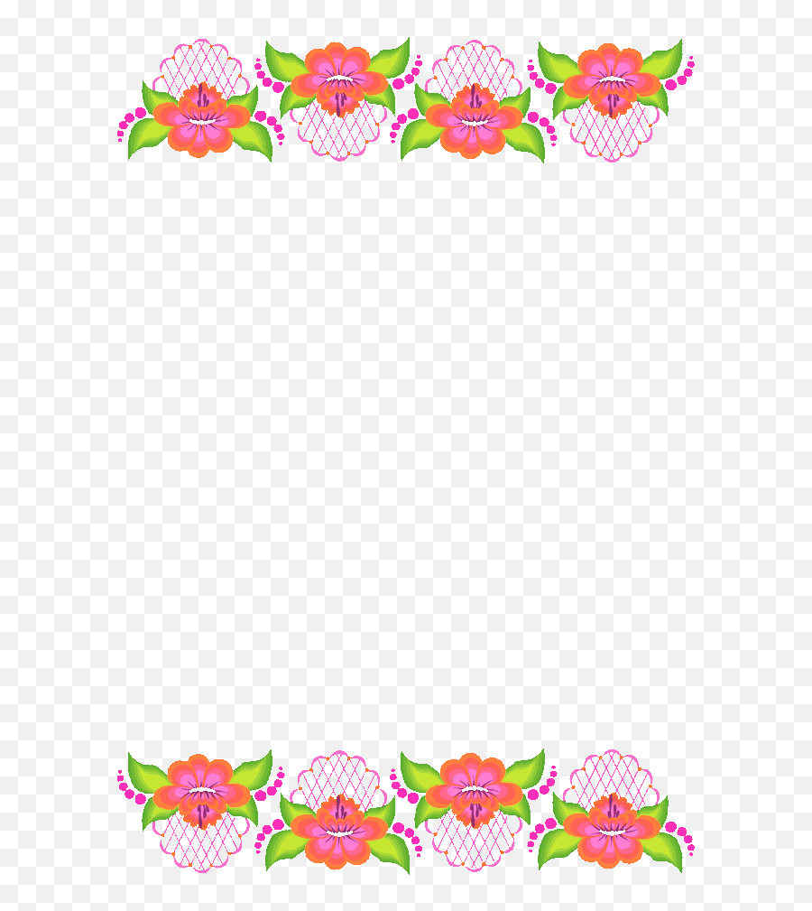 Free Flower Page Border Download Free Clip Art Free Clip - Floral Emoji,Free Emoji Templates