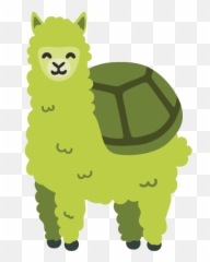Best Emoji Kitchen Tortoise Variants So - Mad Llama Clipart,Green Llama Emoticon