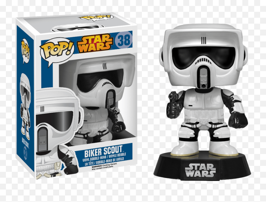 Starwars Funko Pop Vinyl Funko Pop Star Wars Star Wars - Biker Scout Funko Pop Emoji,Clone Troopers And Emotions