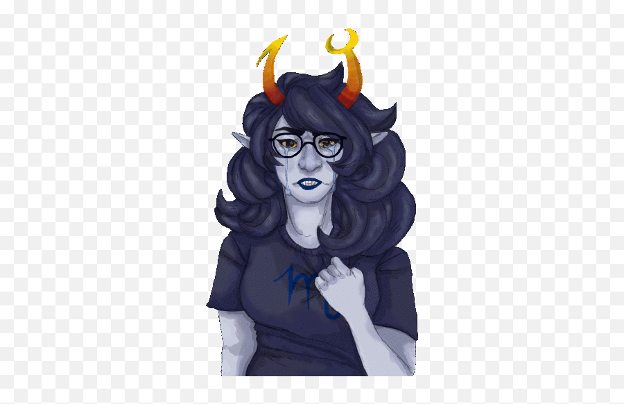 Shes A Stone Cold Killer But She Isnt Heartless Vriska - Demon Emoji,Not An Emotion Homestuck