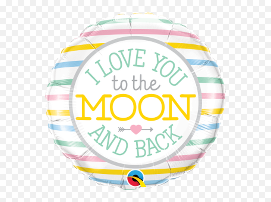 I Love You To The Moon Foil Balloon - Event Emoji,Moon Emoji Gifts