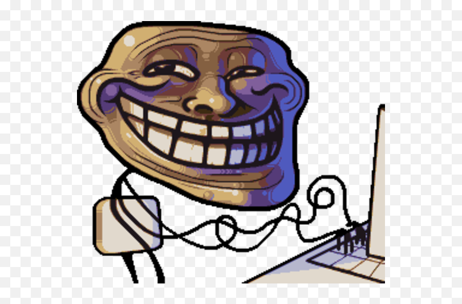 Image - 197084 Trollface Know Your Meme Emoji,How To Do That One Troll Face Emoticon