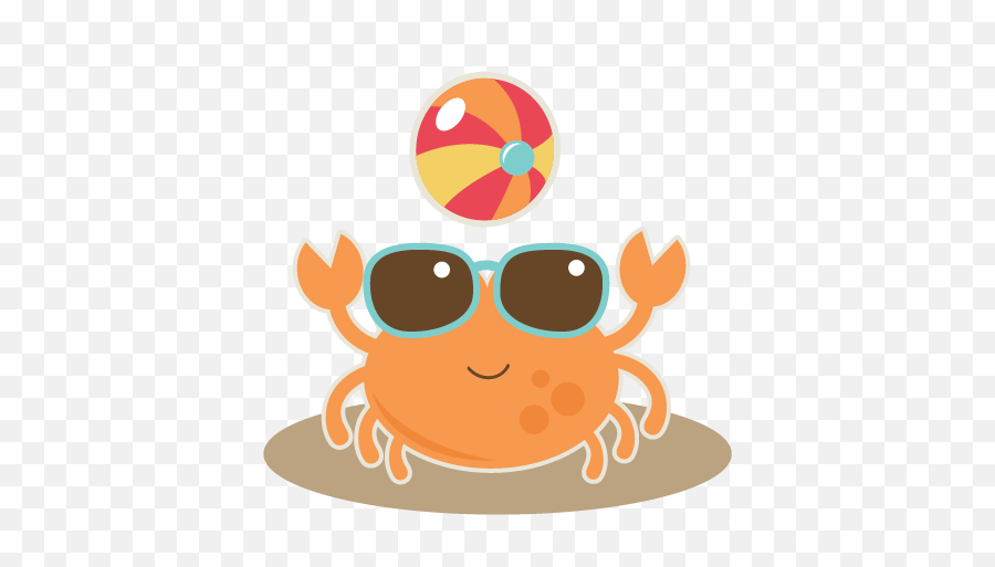 Download Tropical Beach Ball Clipart Clipart Png Free Emoji,Csi Miami Sunglasses Emoticon