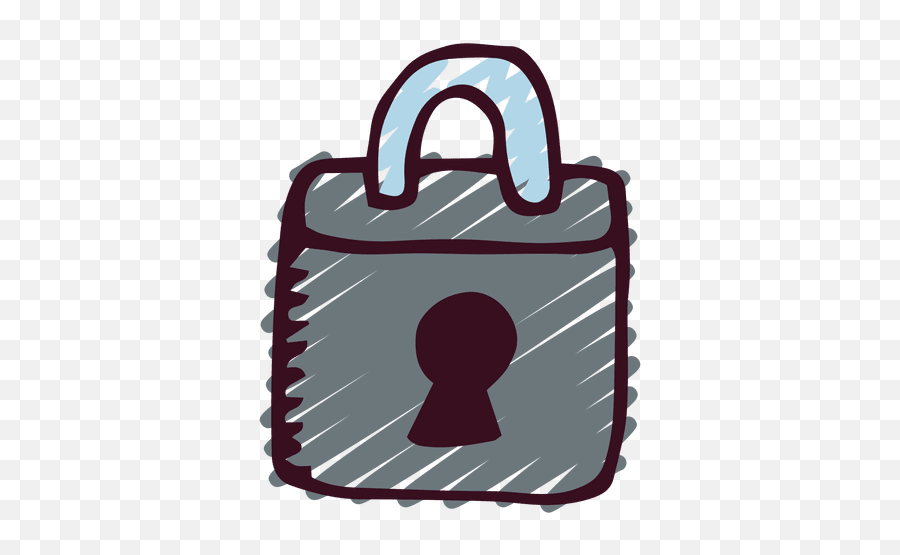 Padlock Doodle Icon Transparent Png U0026 Svg Vector Emoji,Handbag Emoticon Facebook