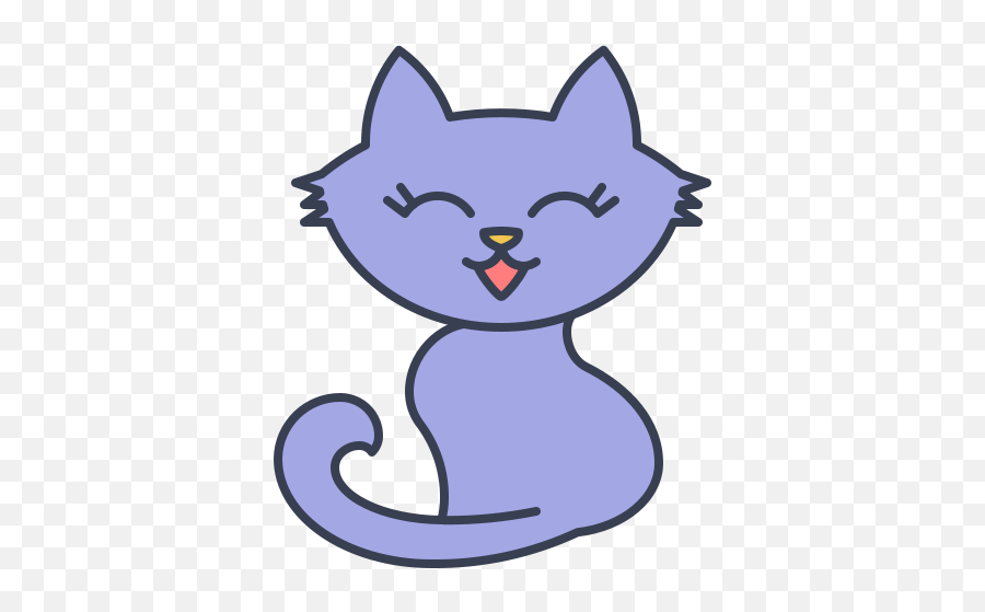 Cat Free Icon Of Trick Or Treat Emoji,Cat Emoticon Art