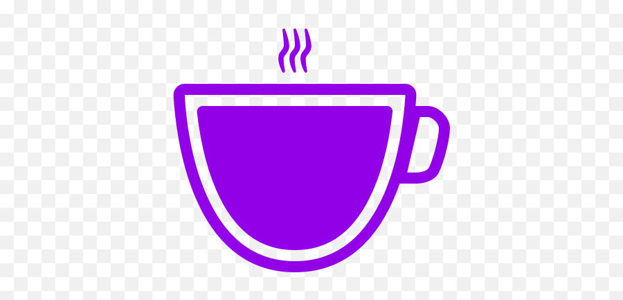 Purple Coffee Icon Png Symbol Emoji,Real Coffee Emoticon